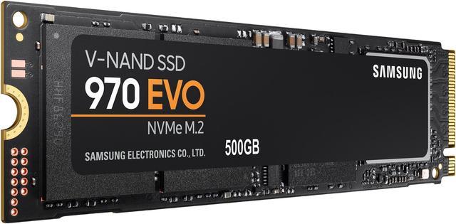 SAMSUNG 970 EVO M.2 2280 500GB PCIe Gen3. X4, NVMe 1.3 V-NAND 3