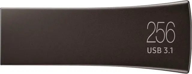 Alt view image 2 of 7 - SAMSUNG 256GB BAR Plus (Metal) USB 3.1 Flash Drive, Speed Up to 400MB/s (MUF-256BE4/AM)