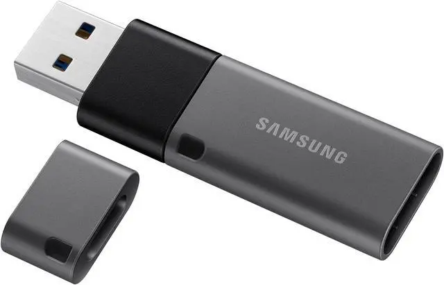 Alt view image 3 of 7 - Samsung 128B DUO Plus USB 3.1 Flash Drive, Speed Up to 300MB/s (MUF-128DB/AM)