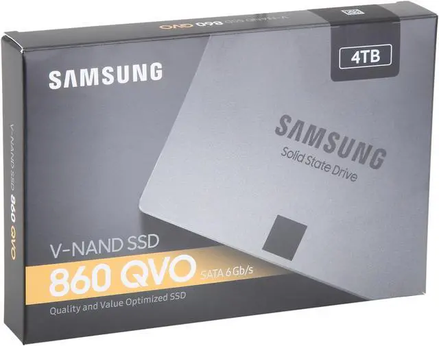 Alt view image 6 of 6 - SAMSUNG 860 QVO Series 2.5" 4TB SATA III 3D NAND Internal Solid State Drive (SSD) MZ-76Q4T0B/AM