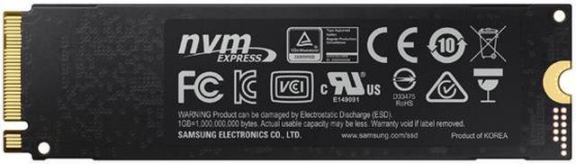 Alt view image 4 of 5 - SAMSUNG 970 EVO PLUS M.2 2280 500GB PCIe Gen 3.0 x4, NVMe 1.3 V-NAND Internal Solid State Drive (SSD) MZ-V7S500B/AM