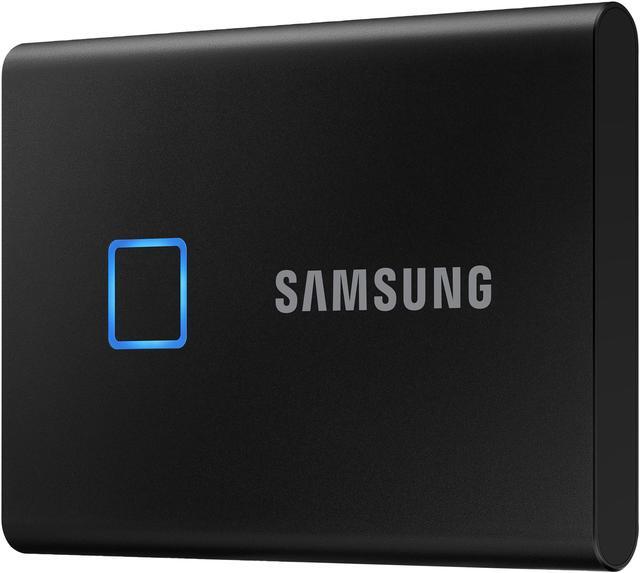 Alt view image 2 of 7 - SAMSUNG T7 Touch Portable SSD 2TB - Up to 1050 MB/s - USB 3.2 Gen 2 External Solid State Drive, Black (MU-PC2T0K/WW)