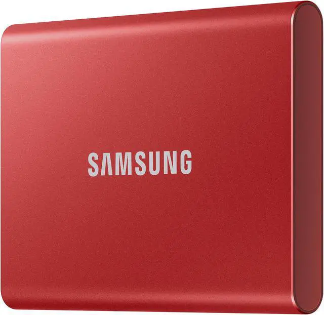 Alt view image 4 of 8 - SAMSUNG T7 Portable SSD 1TB - Up to 1050 MB/s - USB 3.2 Gen 2 External Solid State Drive, Red (MU-PC1T0R/AM)