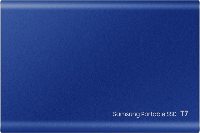 Alt view image 4 of 7 - SAMSUNG T7 Portable SSD 1TB  - Up to 1050 MB/s - USB 3.2 Gen 2 External Solid State Drive, Blue (MU-PC1T0H/AM)