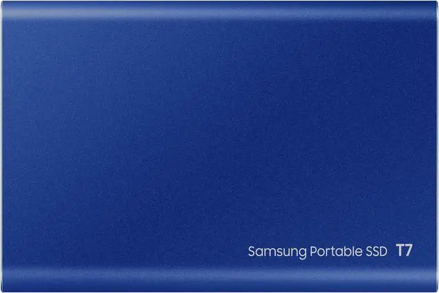 Alt view image 4 of 6 - SAMSUNG T7 Portable SSD, 2TB External Solid State Drive, Speeds Up to 1,050MB/s, USB 3.2 Gen 2, Reliable Storage for Gaming, Students, Professionals, MU-PC2T0H/AM, Blue