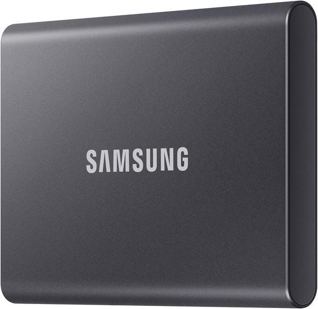 Alt view image 3 of 6 - SAMSUNG T7 Portable SSD, 2TB External Solid State Drive, Speeds Up to 1,050MB/s, USB 3.2 Gen 2, Reliable Storage for Gaming, Students, Professionals, MU-PC2T0T/AM, Gray