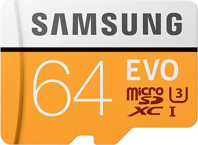 Main image of SAMSUNG EVO 64GB microSDXC Flash Card + Adapter Model MB-MP64HA/AM