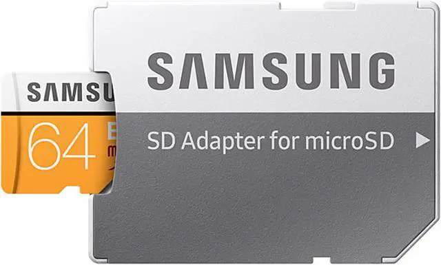 Alt view image 3 of 4 - SAMSUNG EVO 64GB microSDXC Flash Card + Adapter Model MB-MP64HA/AM