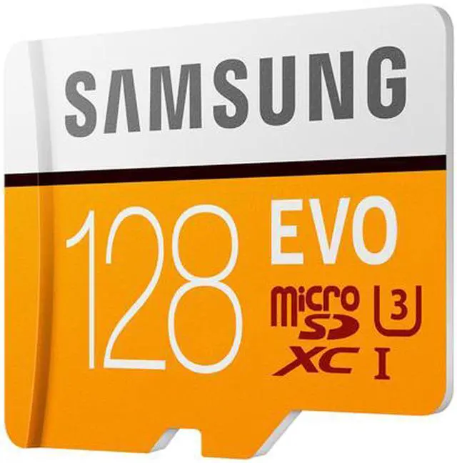 Alt view image 3 of 4 - SAMSUNG EVO 128GB microSDXC Flash Card + Adapter Model MB-MP128HA/AM