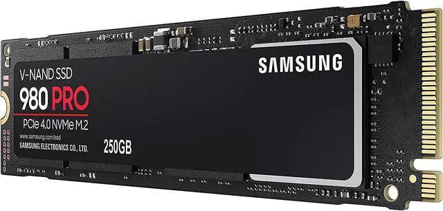 Main image of SAMSUNG 980 PRO M.2 2280 250GB PCIe Gen 4.0 x4, NVMe 1.3c Samsung V-NAND 3-bit MLC Internal Solid State Drive (SSD) MZ-V8P250BW