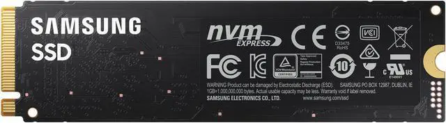 Alt view image 4 of 7 - SAMSUNG 980 M.2 2280 500GB PCI-Express 3.0 x4, NVMe 1.4 V-NAND MLC Internal Solid State Drive (SSD) MZ-V8V500B/AM