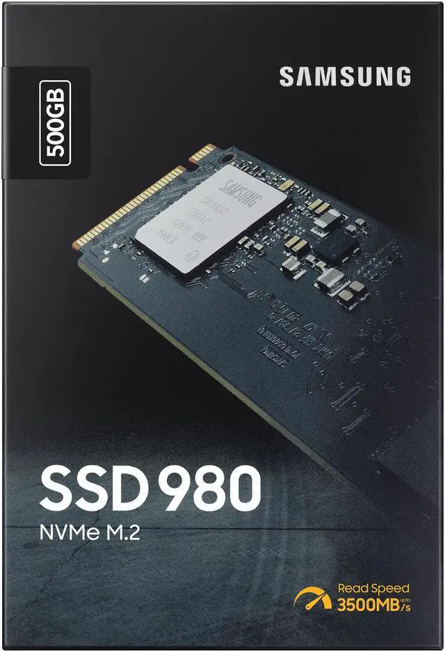Alt view image 6 of 7 - SAMSUNG 980 M.2 2280 500GB PCI-Express 3.0 x4, NVMe 1.4 V-NAND MLC Internal Solid State Drive (SSD) MZ-V8V500B/AM