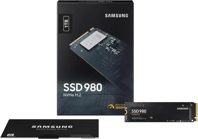 Alt view image 4 of 6 - SAMSUNG 980 M.2 2280 1TB PCI-Express 3.0 x4, NVMe 1.4 V-NAND MLC Internal Solid State Drive (SSD) MZ-V8V1T0B/AM