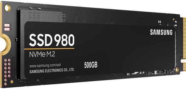 Samsung 980, 500 Go, SSD MZ-V8V500BW, M.2 (2280), PCIe Gen 3.0 x4