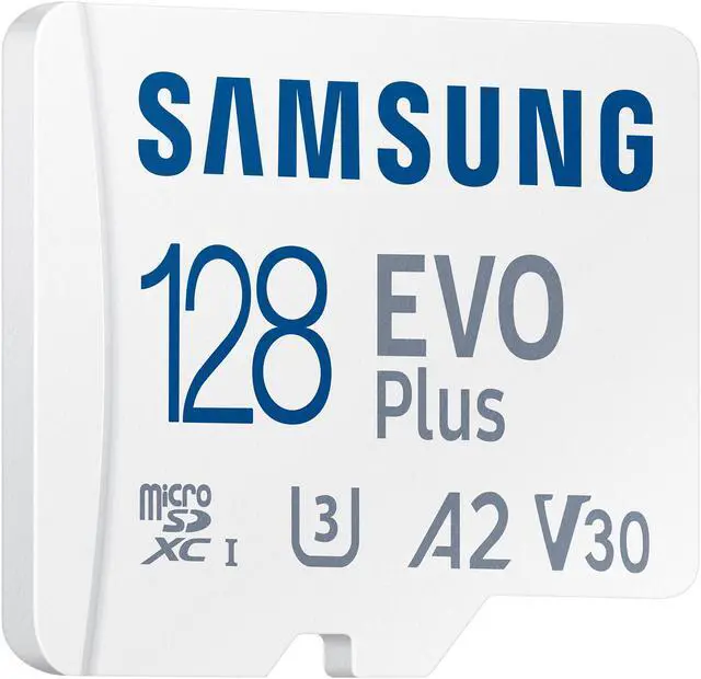 Alt view image 2 of 6 - SAMSUNG EVO Plus 128GB microSDXC Flash Card w/ Adapter Model MB-MC128KA/AM