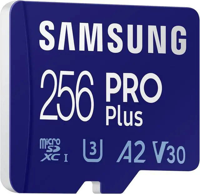 Alt view image 2 of 6 - SAMSUNG PRO Plus 256GB microSDXC Flash Card w/ Adapter Model MB-MD256KA/AM