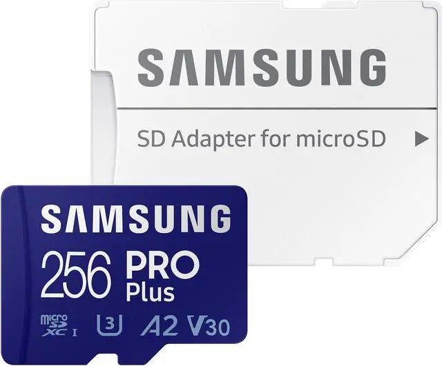 Alt view image 3 of 6 - SAMSUNG PRO Plus 256GB microSDXC Flash Card w/ Adapter Model MB-MD256KA/AM