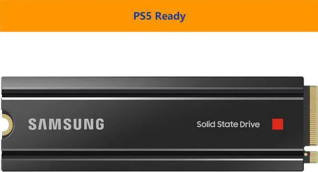 Alt view image 2 of 11 - SAMSUNG 980 PRO SSD with Heatsink 1TB, PCIe 4.0 M.2 2280, Speeds Up-to 7,000MB/s, Best for High End Computing, Workstations and Compatible with Playstation5 (MZ-V8P1T0CW)