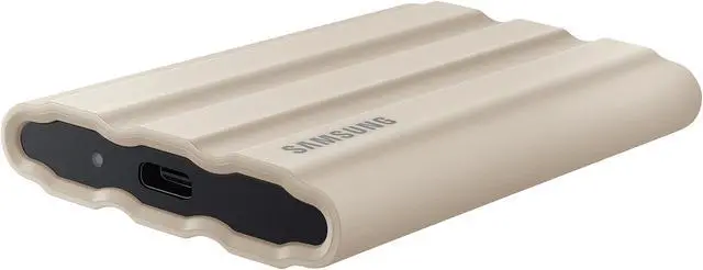 Alt view image 4 of 8 - SAMSUNG T7 Shield Portable External Solid State Drive USB 3.2 1TB , IP65 Water Resistant, Compatible with PC / Mac / Android / Gaming Consoles (MUPE1T0K/AM), Beige