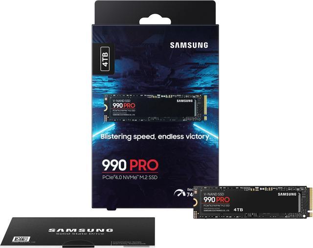 Alt view image 5 of 4 - SAMSUNG SSD 990 PRO 4TB, PCIe Gen4 M.2 2280, Seq. Read Speeds Up-to 7,450MB/s for High End Computing, Gaming, and Heavy Duty Workstations (MZ-V9P4T0B/AM) Non-Heatsink