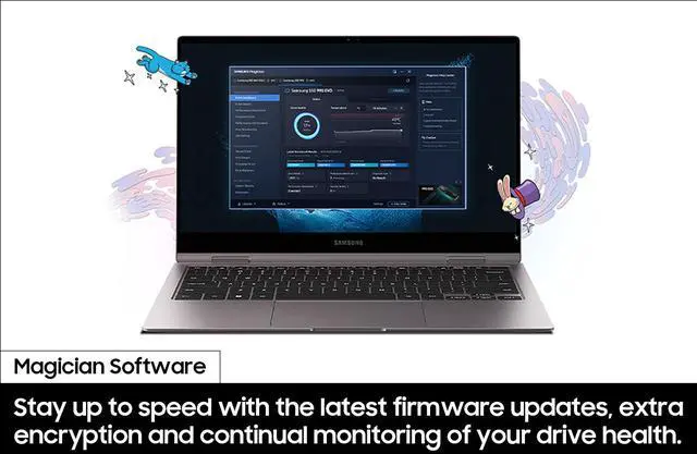 Alt view image 8 of 9 - SAMSUNG 990 EVO SSD 1TB, PCIe Gen 4x4 |  Gen 5x2 M.2 2280, Speeds Up-to 5,000MB/s,  Upgrade Storage for PC/Laptops, HMB  Technology and Intelligent Turbowrite (MZ-V9E1T0B/AM)