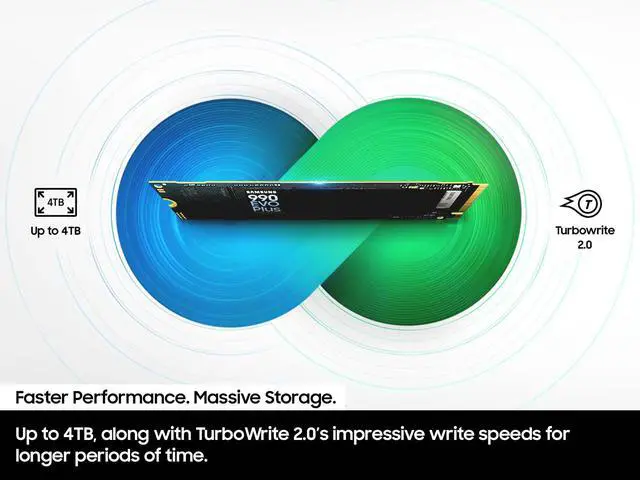Alt view image 6 of 9 - SAMSUNG 990 EVO PLUS SSD 1TB, PCIe Gen 4x4 | Gen 5x2 M.2 2280, Speeds Up-to 7,150 MB/s, Upgrade Storage for PC/Laptops, HMB Technology and Intelligent Turbowrite 2.0 (MZ-V9S1T0B/AM)