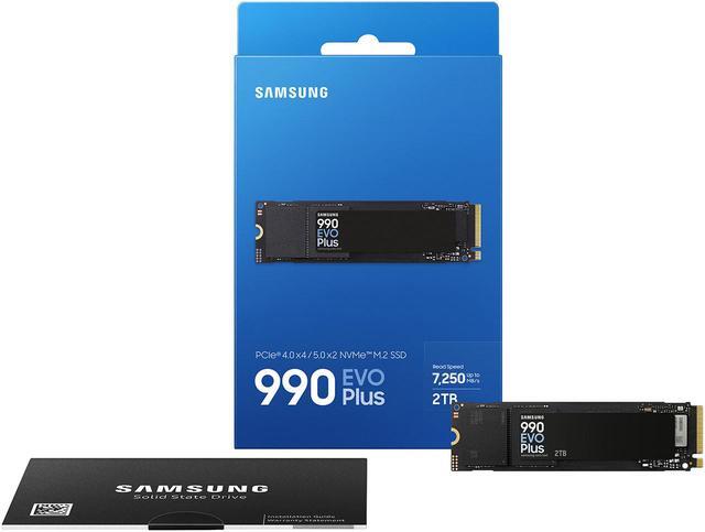 Alt view image 4 of 9 - SAMSUNG 990 EVO PLUS SSD 2TB, PCIe Gen 4x4 | Gen 5x2 M.2 2280, Speeds Up-to 7,250 MB/s, Upgrade Storage for PC/Laptops, HMB Technology and Intelligent Turbowrite 2.0 (MZ-V9S2T0B/AM)