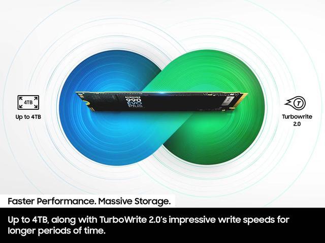 Alt view image 6 of 9 - SAMSUNG 990 EVO PLUS SSD 2TB, PCIe Gen 4x4 | Gen 5x2 M.2 2280, Speeds Up-to 7,250 MB/s, Upgrade Storage for PC/Laptops, HMB Technology and Intelligent Turbowrite 2.0 (MZ-V9S2T0B/AM)