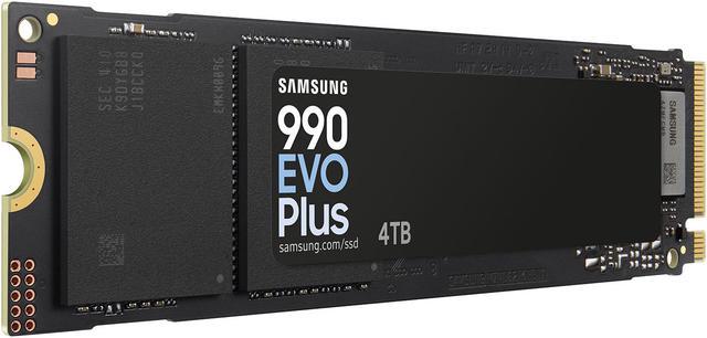 SAMSUNG 990 EVO PLUS SSD 4TB, PCIe Gen 4x4 | Gen 5x2 M.2 2280, Speeds Up-to  7,250 MB/s, Upgrade Storage for PC/Laptops, HMB Technology and Intelligent  Turbowrite 2.0 (MZ-V9S4T0B/AM) - Newegg.com