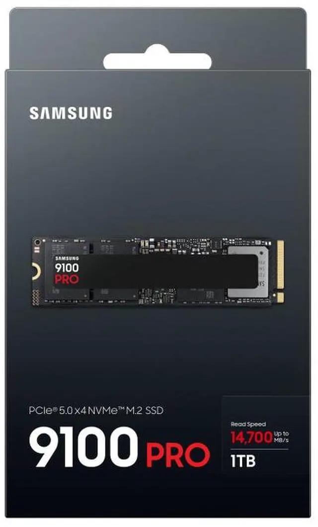 Alt view image 5 of 10 - SAMSUNG SSD 9100 PRO 1TB, PCIe 5.0x4 M.2 2280, Seq. Read Speeds Up to 14,800MB/s, Best for AI Computing, Gaming, and Heavy Duty Workstations (MZ- VAP1T0B/AM)