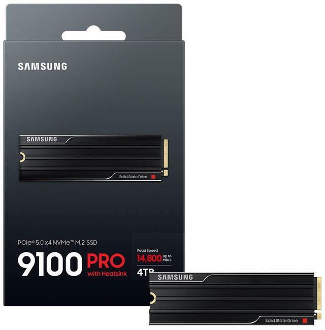 SAMSUNG SSD 9100 PRO with Heatsink 4TB, PCIe 5.0x4 M.2 2280
