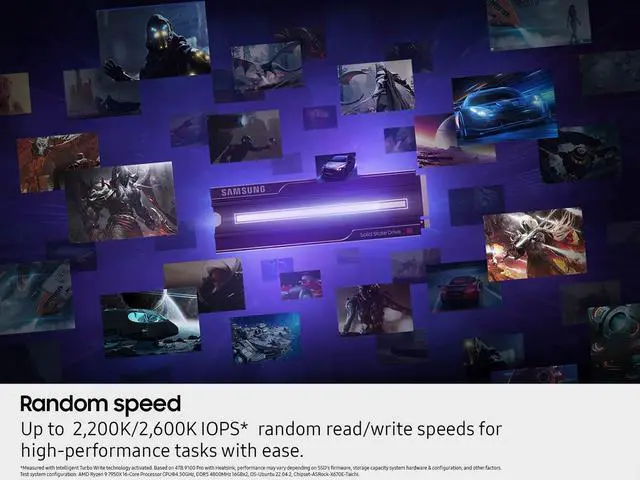Alt view image 5 of 10 - SAMSUNG 9100 PRO M.2 2280 8TB PCI-Express 5.0 x4 Samsung V NAND TLC (V8) Internal Solid State Drive (SSD) MZ-VAP8T0CW