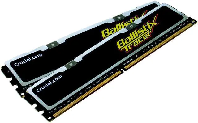 Main image of Crucial Ballistix 2GB (2 x 1GB) DDR2 1000 (PC2 8000) Dual Channel Kit Desktop Memory Model BL2KIT12864AL1005