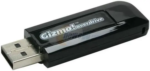 Main image of Crucial Gizmo! 4GB Flash Drive (USB2.0 Portable) w/security software CT4GBUFDBLKHA0