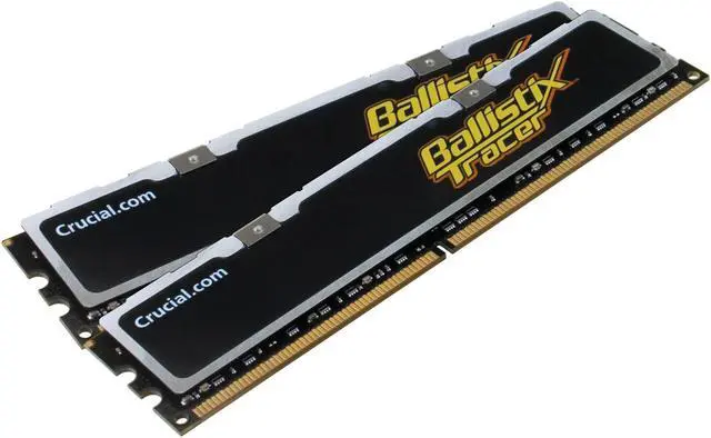 Main image of Crucial Ballistix Tracer 2GB (2 x 1GB) DDR2 1066 (PC2 8500) Dual Channel Kit Desktop Memory Model BL2KIT12864AL1065