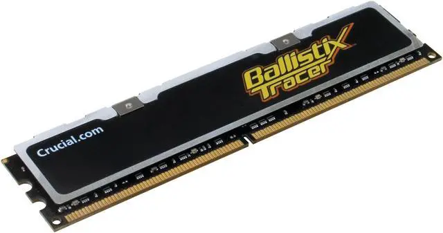 Main image of Crucial Ballistix Tracer 1GB DDR2 800 (PC2 6400) Desktop Memory Model BL12864AL804