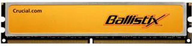 Main image of Crucial Ballistix 1GB DDR2 800 (PC2 6400) Desktop Memory Model BL12864AA80A