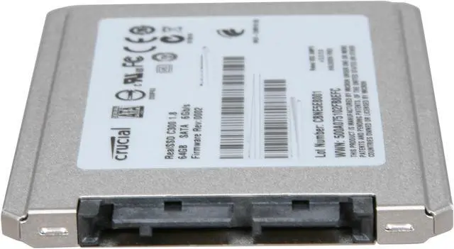 Alt view image 4 of 6 - Crucial RealSSD C300 64GB SATA III MLC Internal Solid State Drive (SSD) CTFDDAA064MAG-1G1
