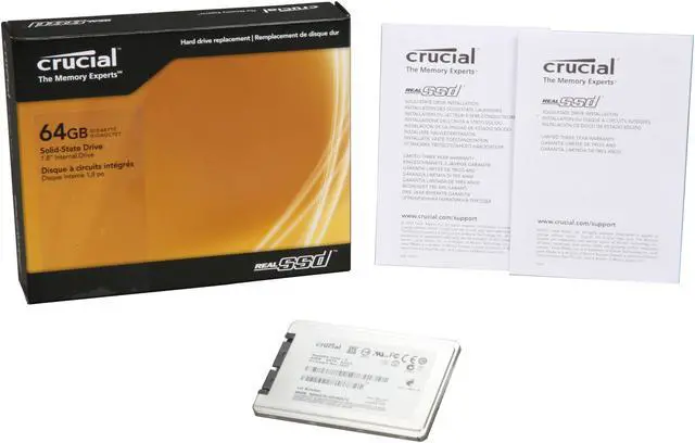 Alt view image 6 of 6 - Crucial RealSSD C300 64GB SATA III MLC Internal Solid State Drive (SSD) CTFDDAA064MAG-1G1