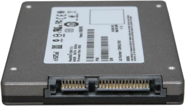 Alt view image 4 of 6 - Crucial RealSSD C300 2.5" 64GB SATA III MLC Internal Solid State Drive (SSD) CTFDDAC064MAG-1G1CCA