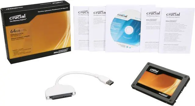 Alt view image 6 of 6 - Crucial RealSSD C300 2.5" 64GB SATA III MLC Internal Solid State Drive (SSD) CTFDDAC064MAG-1G1CCA