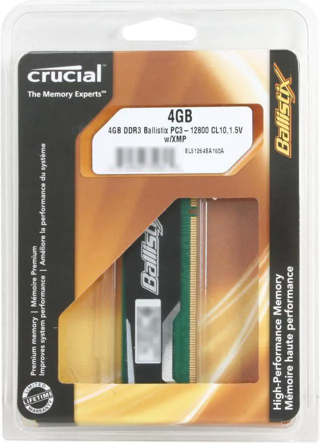 Crucial Ballistix Sport 4gb Ddr3 1600 Crucial Ballistix Sport 4GB