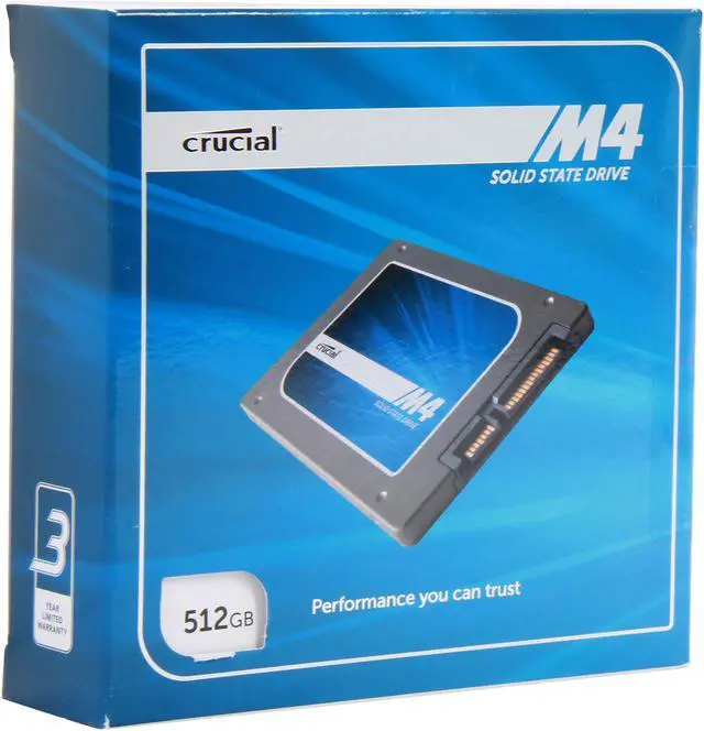 Main image of Crucial M4 CT512M4SSD2CCA 2.5" 512GB SATA III MLC Internal Solid State Drive (SSD) with Transfer Kit