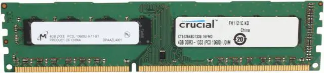 Main image of Crucial 4GB DDR3L 1333 (PC3L 10600) Desktop Memory Model CT51264BD1339