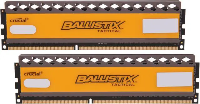Main image of Crucial Ballistix Tactical 8GB (2 x 4GB) DDR3 1333 (PC3 10600) Desktop Memory Model BLT2KIT4G3D1337DT1TX0