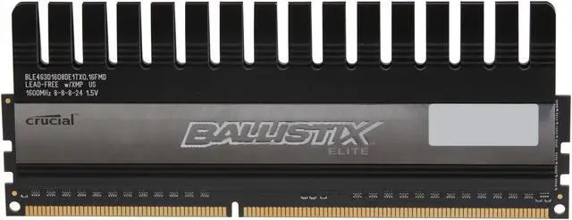 Main image of Ballistix Elite 4GB DDR3 1600 (PC3 12800) Desktop Memory Model BLE4G3D1608DE1TX0