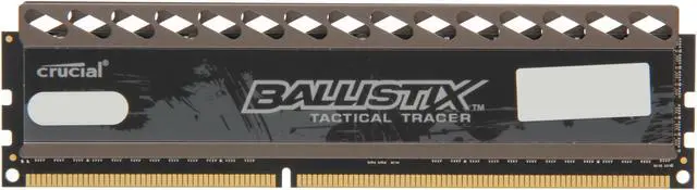 Alt view image 2 of 3 - Crucial Ballistix Tactical Tracer 2GB DDR3 1600 (PC3 12800) Desktop Memory (Orange/Blue Light) Model BLT2G3D1608DT2TXOB