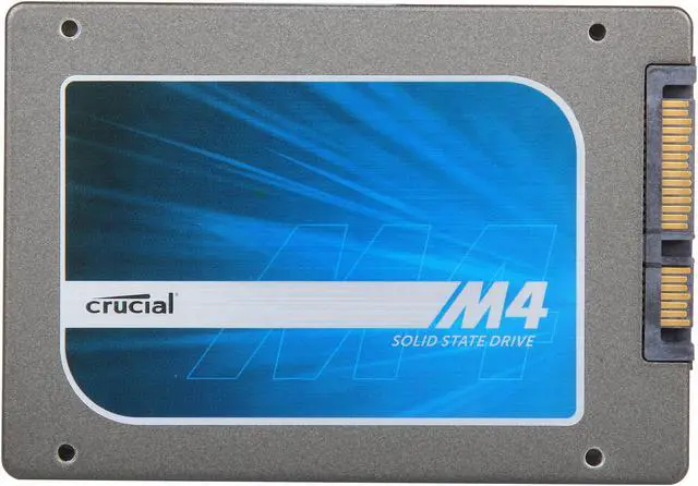 Alt view image 3 of 6 - Crucial M4 2.5" 256GB SATA III MLC 7mm Internal Solid State Drive (SSD) CT256M4SSD1