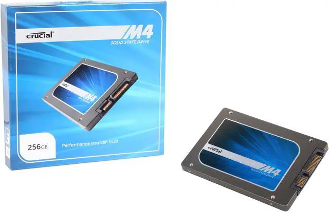 Alt view image 6 of 6 - Crucial M4 2.5" 256GB SATA III MLC 7mm Internal Solid State Drive (SSD) CT256M4SSD1
