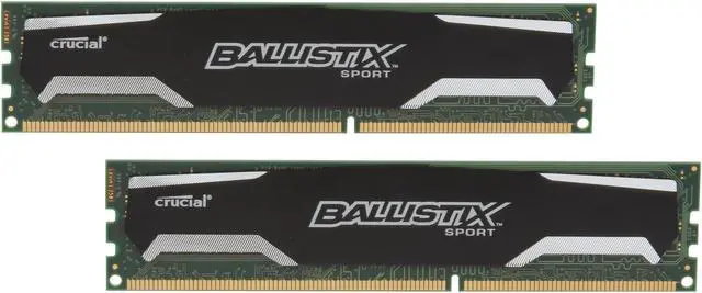 Main image of Crucial Ballistix Sport 4GB (2 x 2GB) DDR3 1333 (PC3 10600) Desktop Memory Model BLS2KIT2G3D1339DS1S00